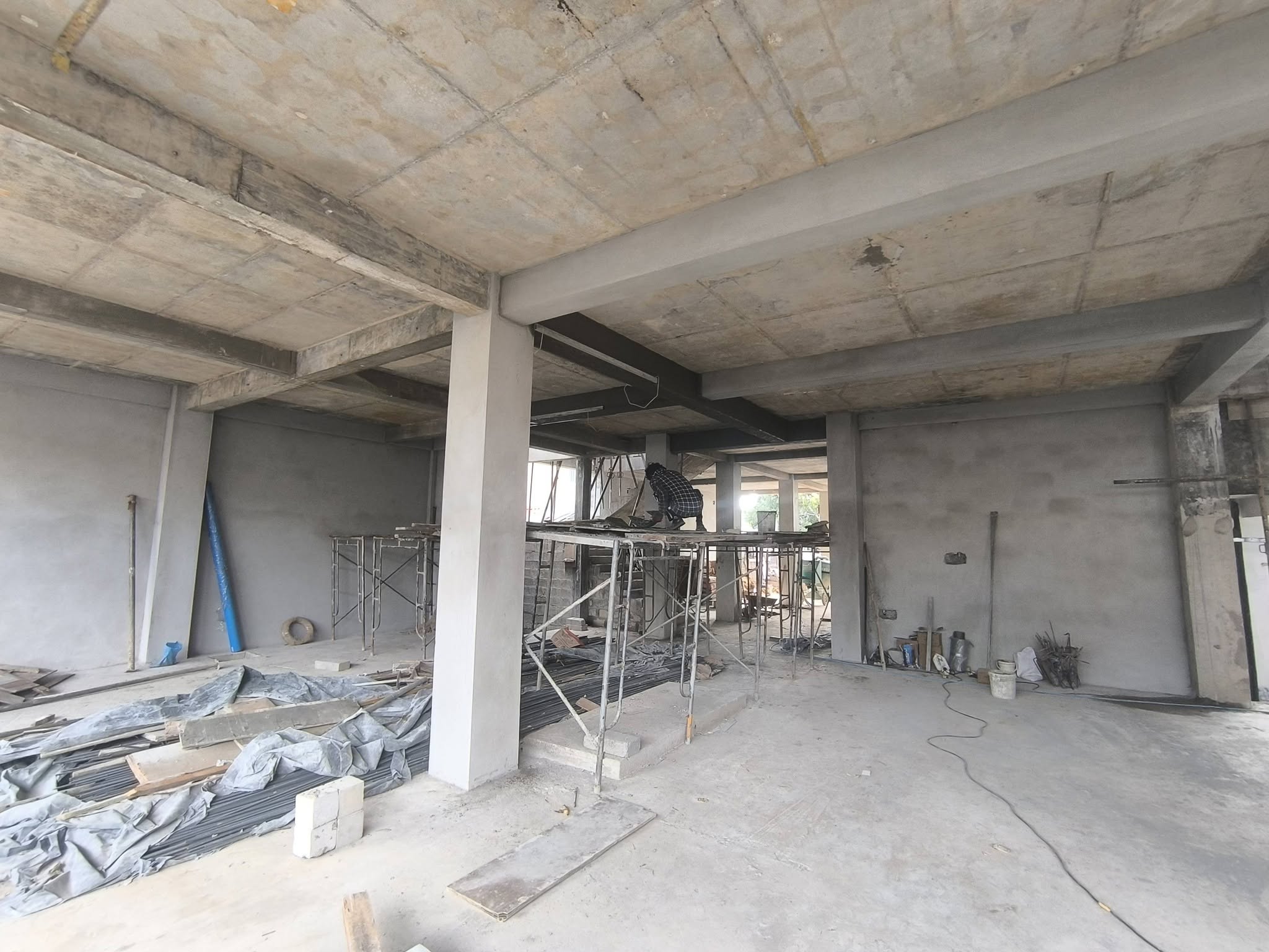 OLEK Engineering ongoing construction works in Boralesgamuwa