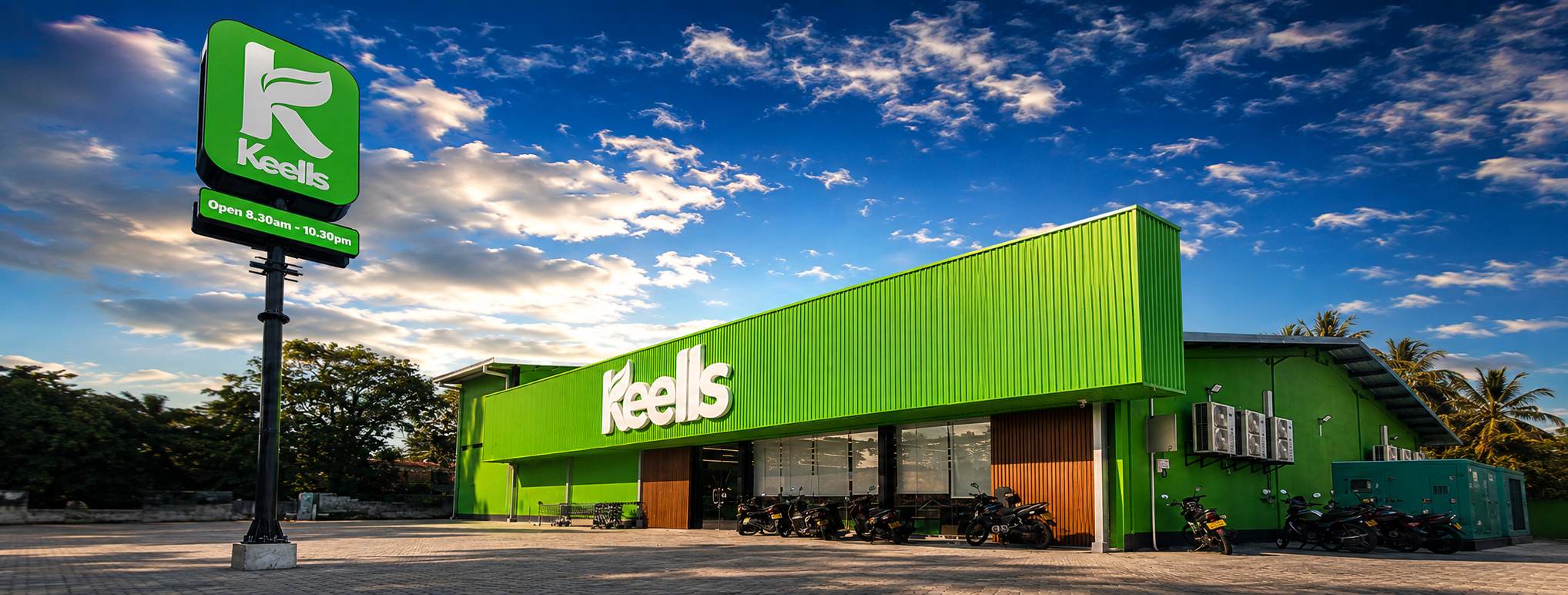 Keells Outlet Kotugoda structural steel and civil works