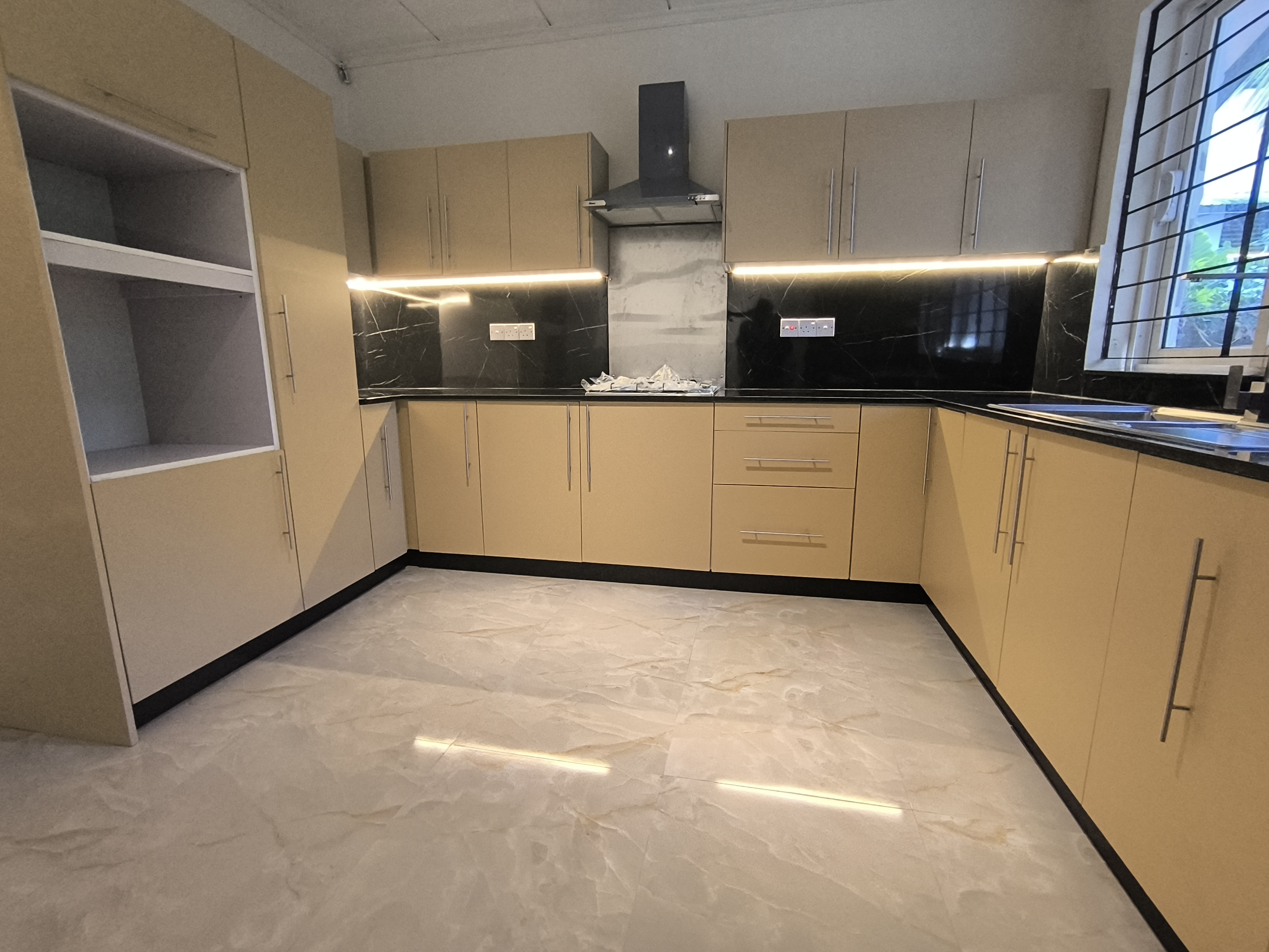 Completed residential pantry interior by OLEK Engineering
